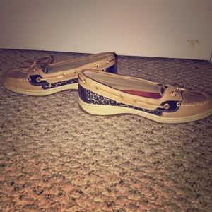 Cheetah Print Sperrys